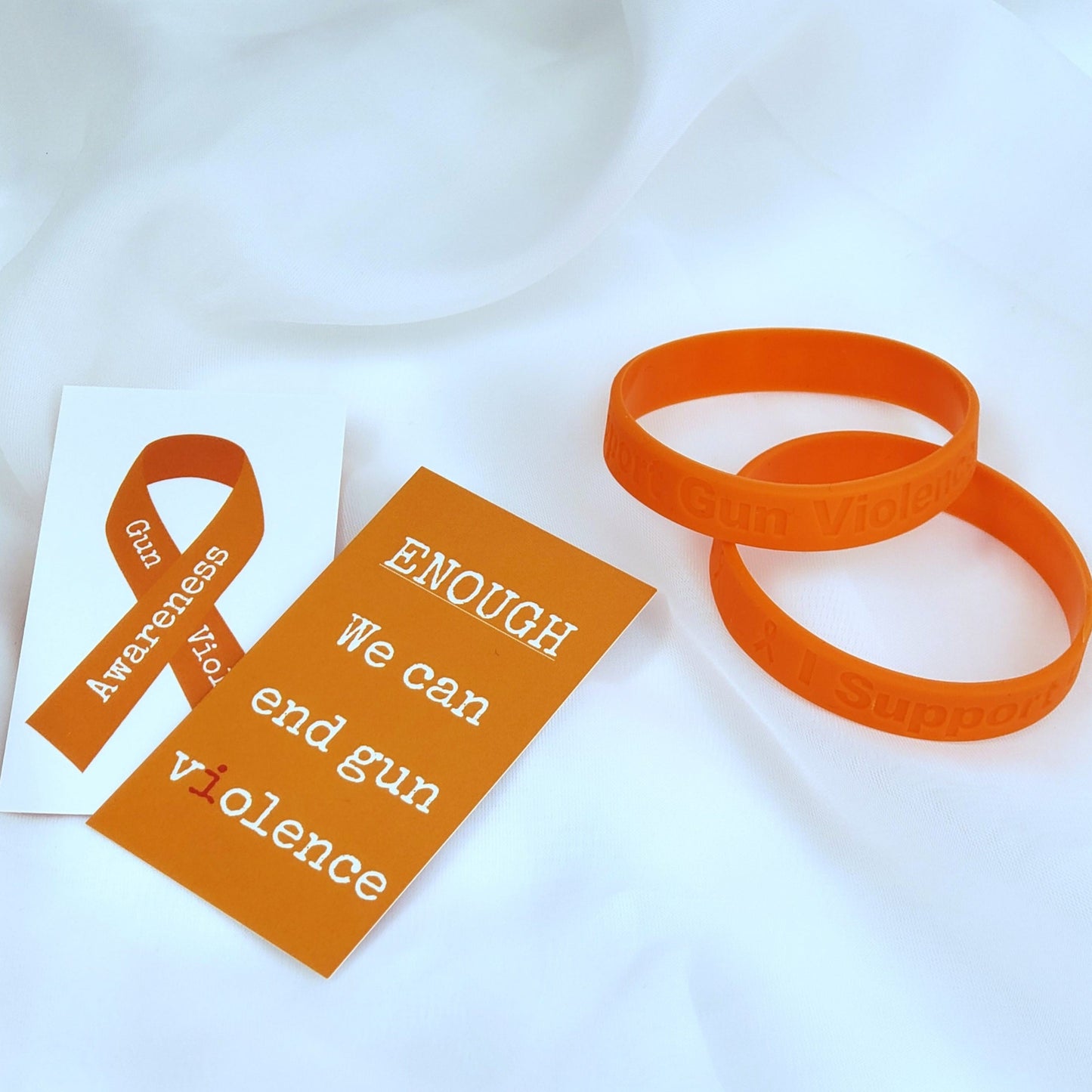 Gun violence awareness wirstband