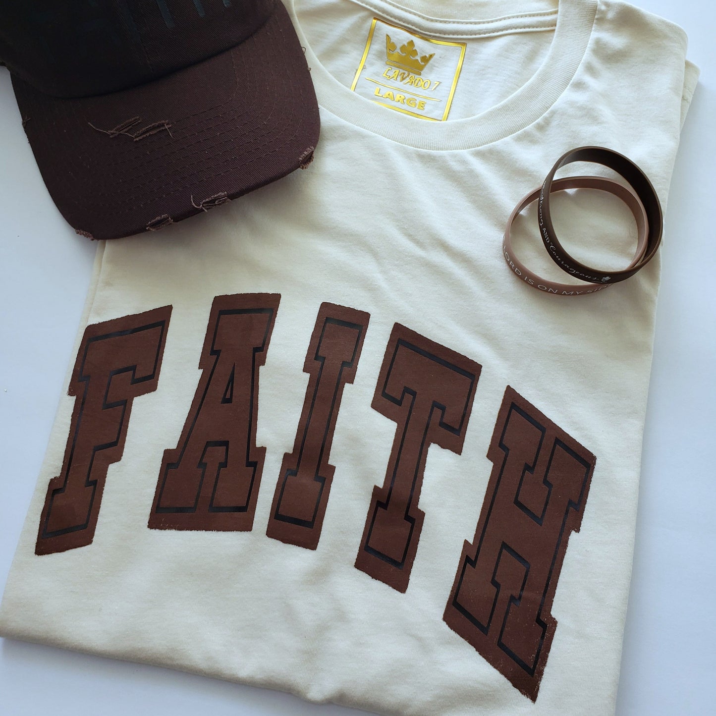 Earth-Tone Faith Tee