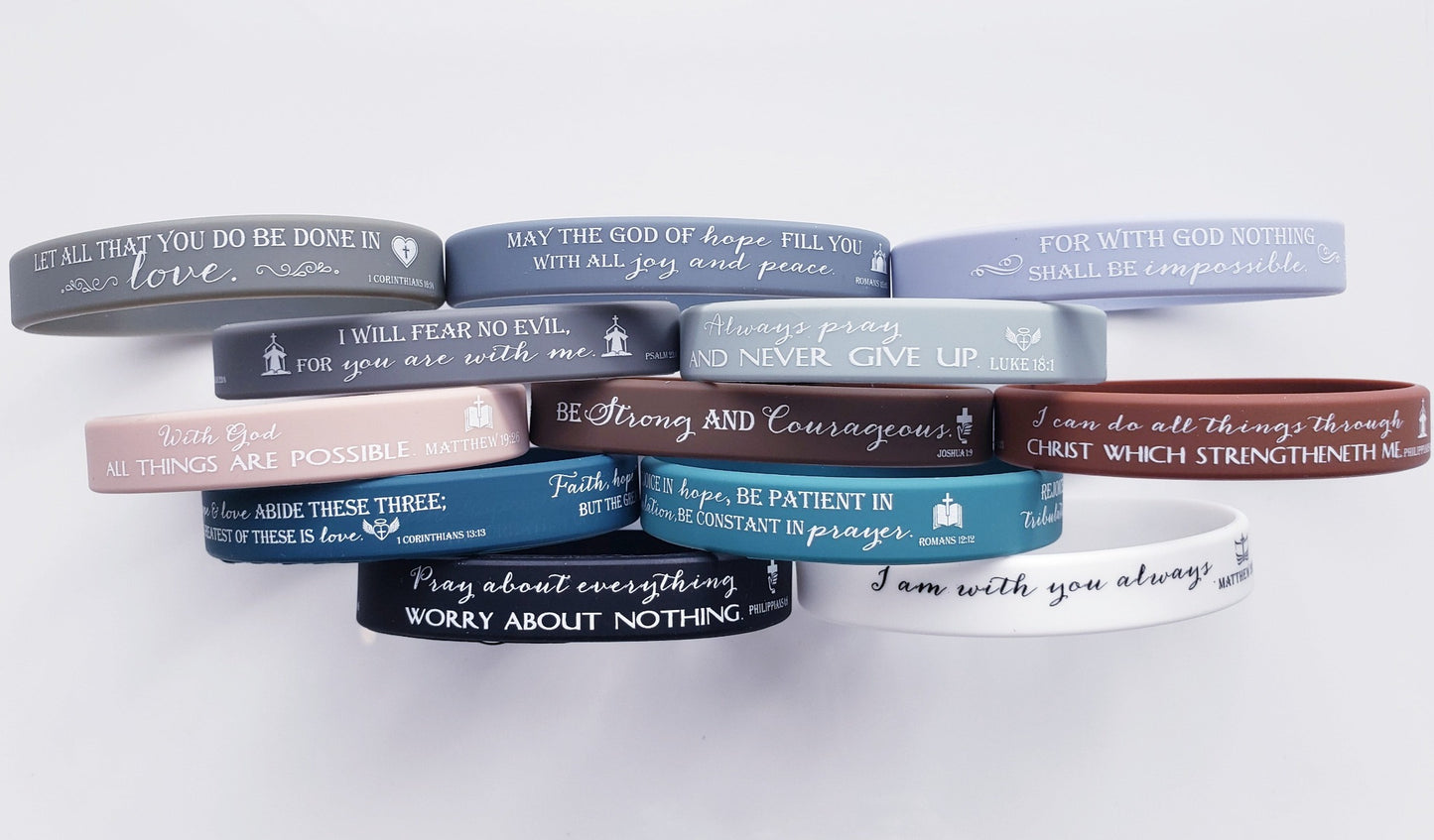 Bible verse wristbands style 2