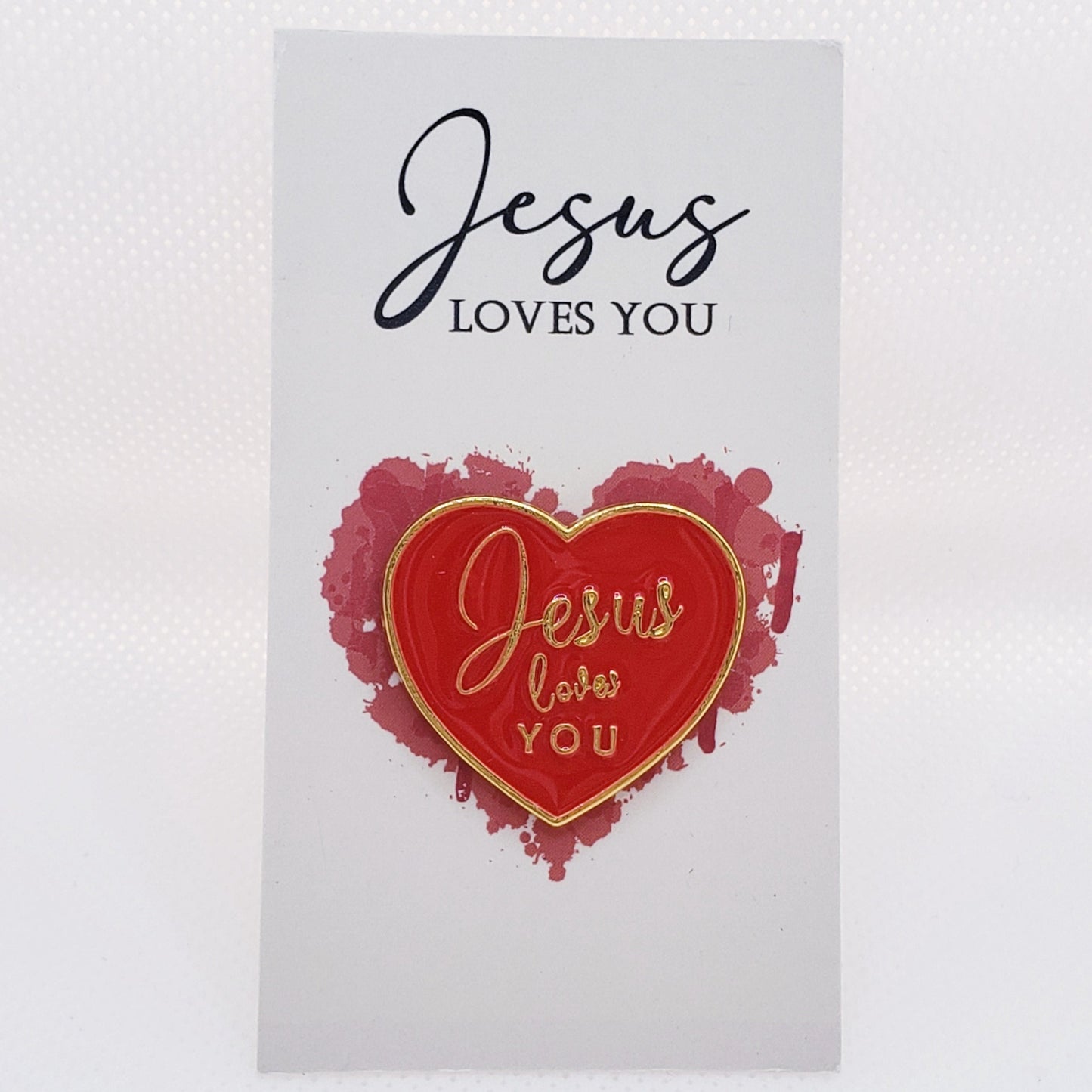 Jesus loves you Enamel Pin