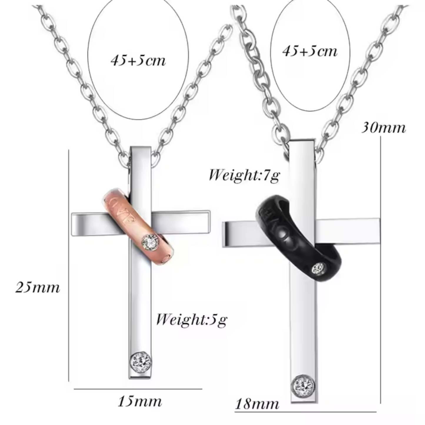 Embrace of Love Cross Necklace