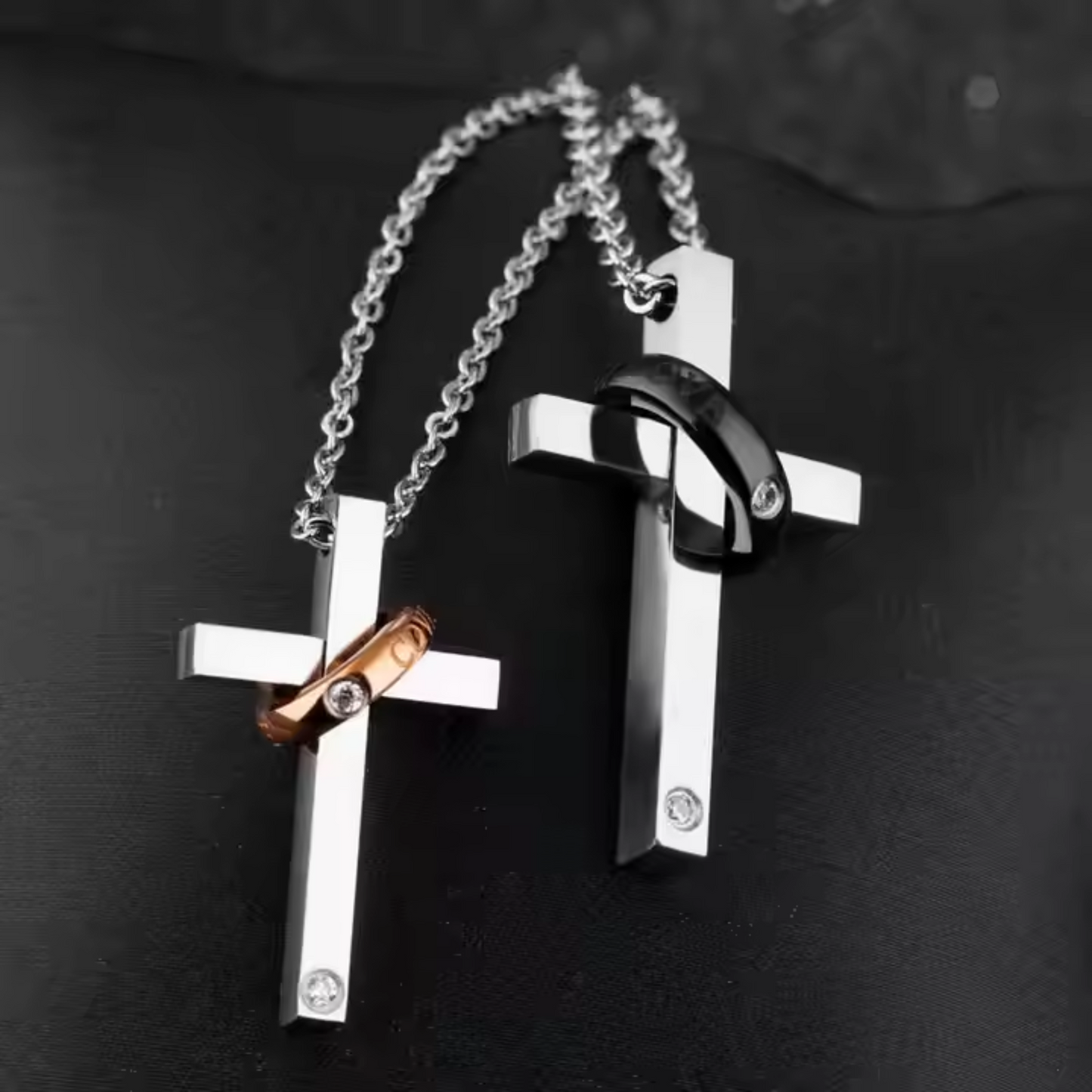 Embrace of Love Cross Necklace