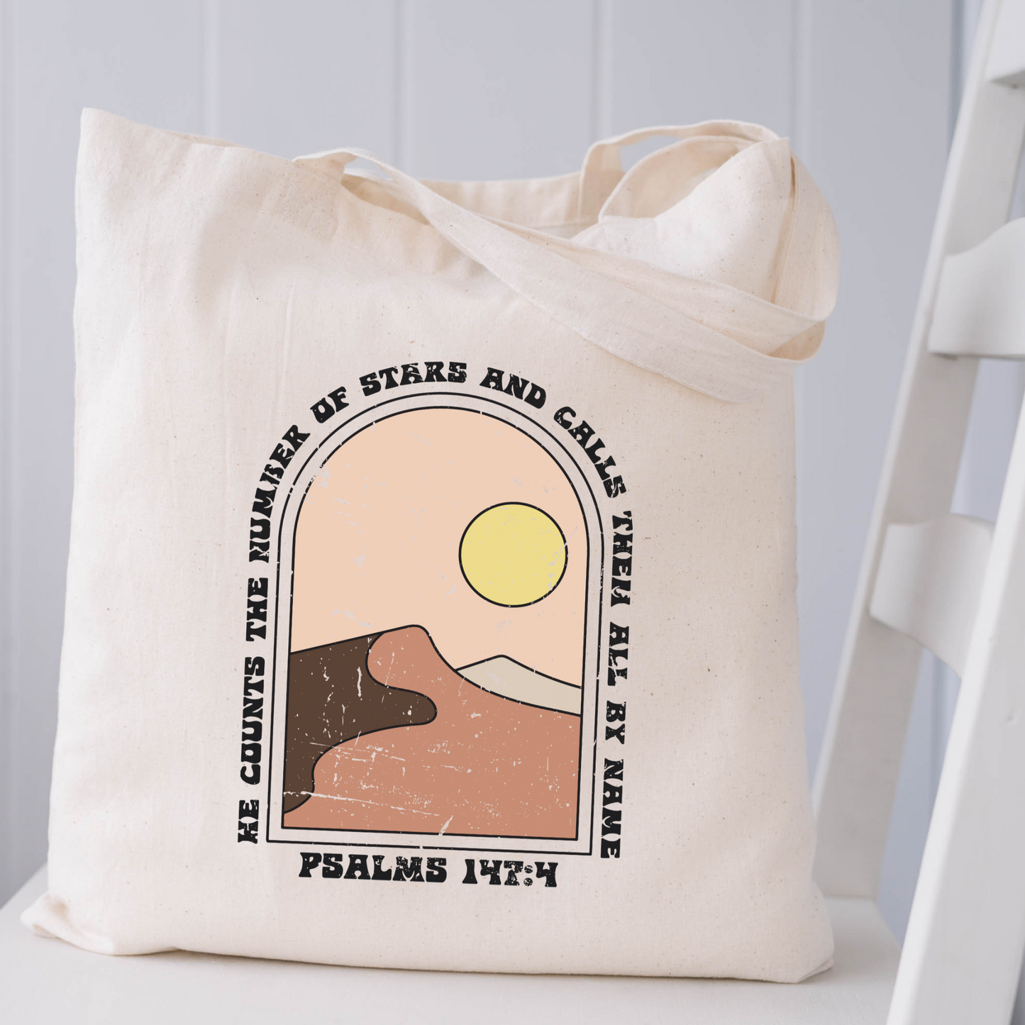 Canvas - Psalms 147:4 Tote