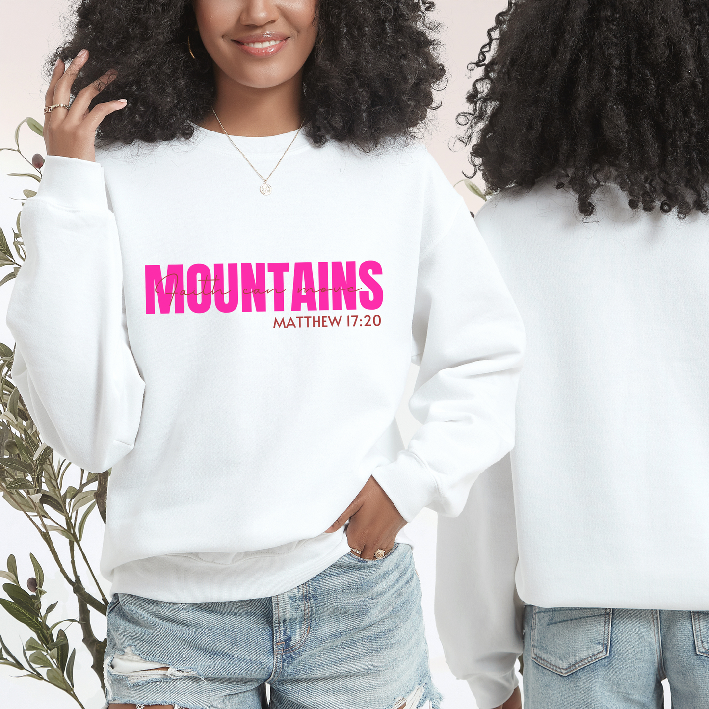 Faith Moves Mountains Sweater
