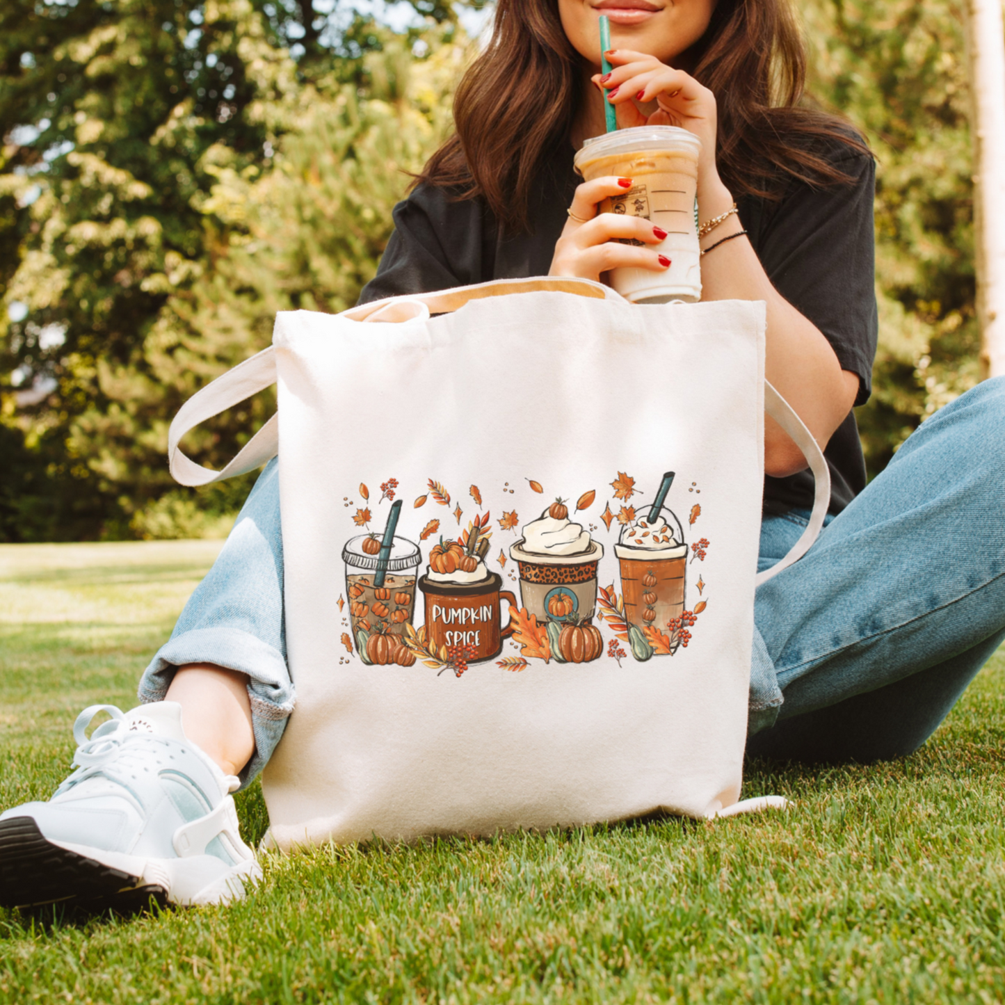Canvas Tote - pumpkin spice