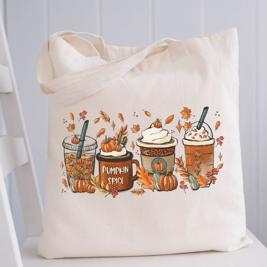Canvas Tote - pumpkin spice