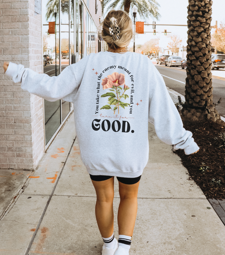 faith pull over sweatshirt 