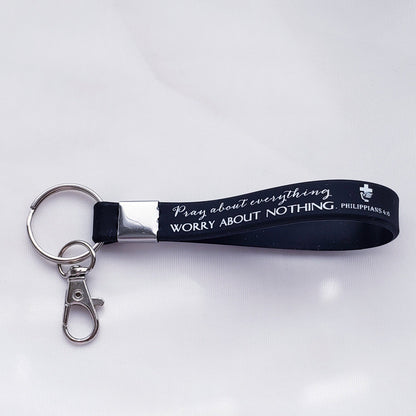 Bible Verse Keychain With Silver Clip (BULK)