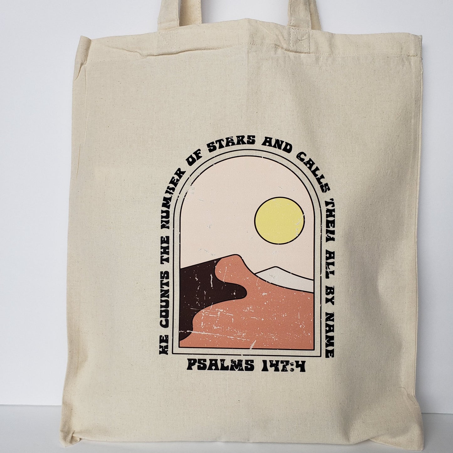 Canvas - Psalms 147:4 Tote