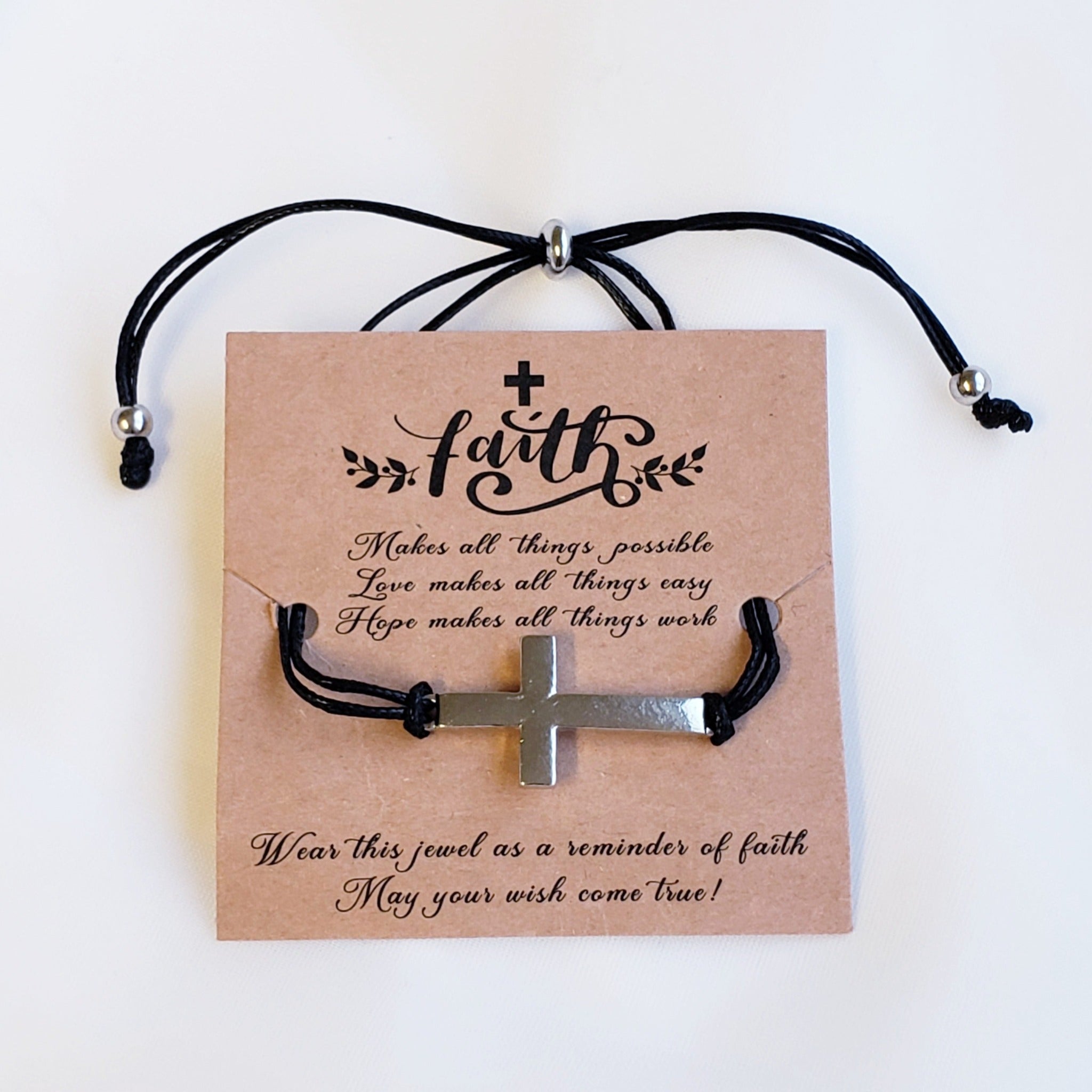 Faith hot sale cross bracelet