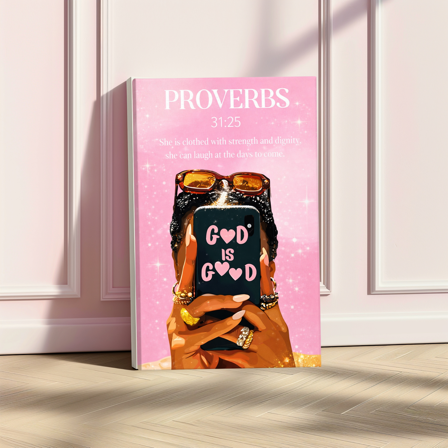 Galentine’s Day D.I.Y. Christian Bedazzle Kit – Proverbs 31:25