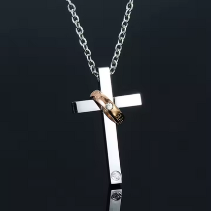 Embrace of Love Cross Necklace
