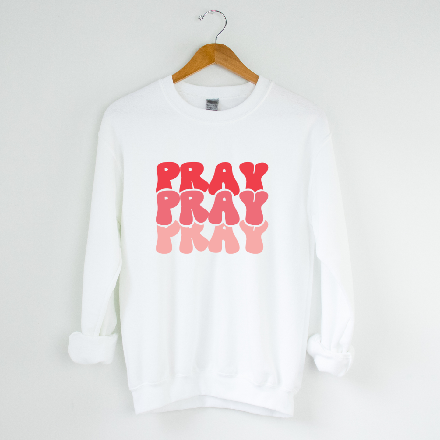 Retro Pray Crewneck Sweatshirt
