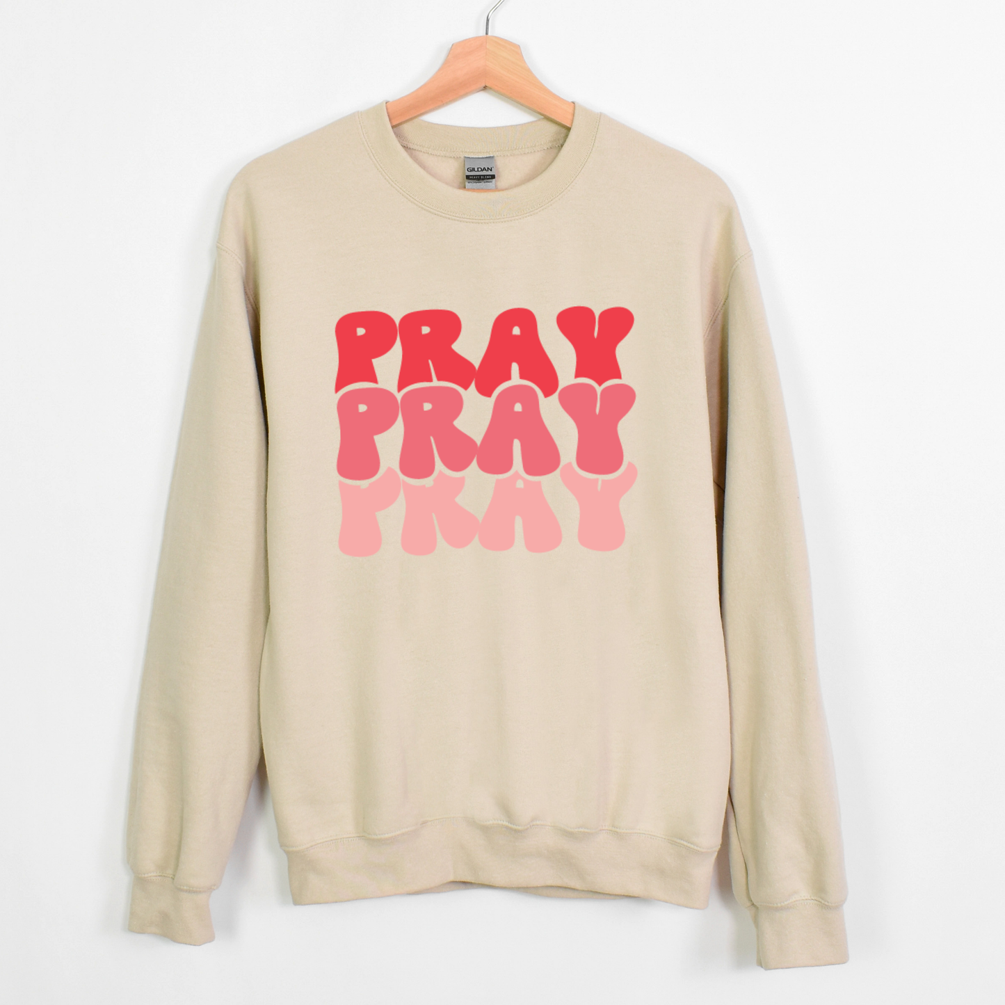 Retro Pray Crewneck Sweatshirt