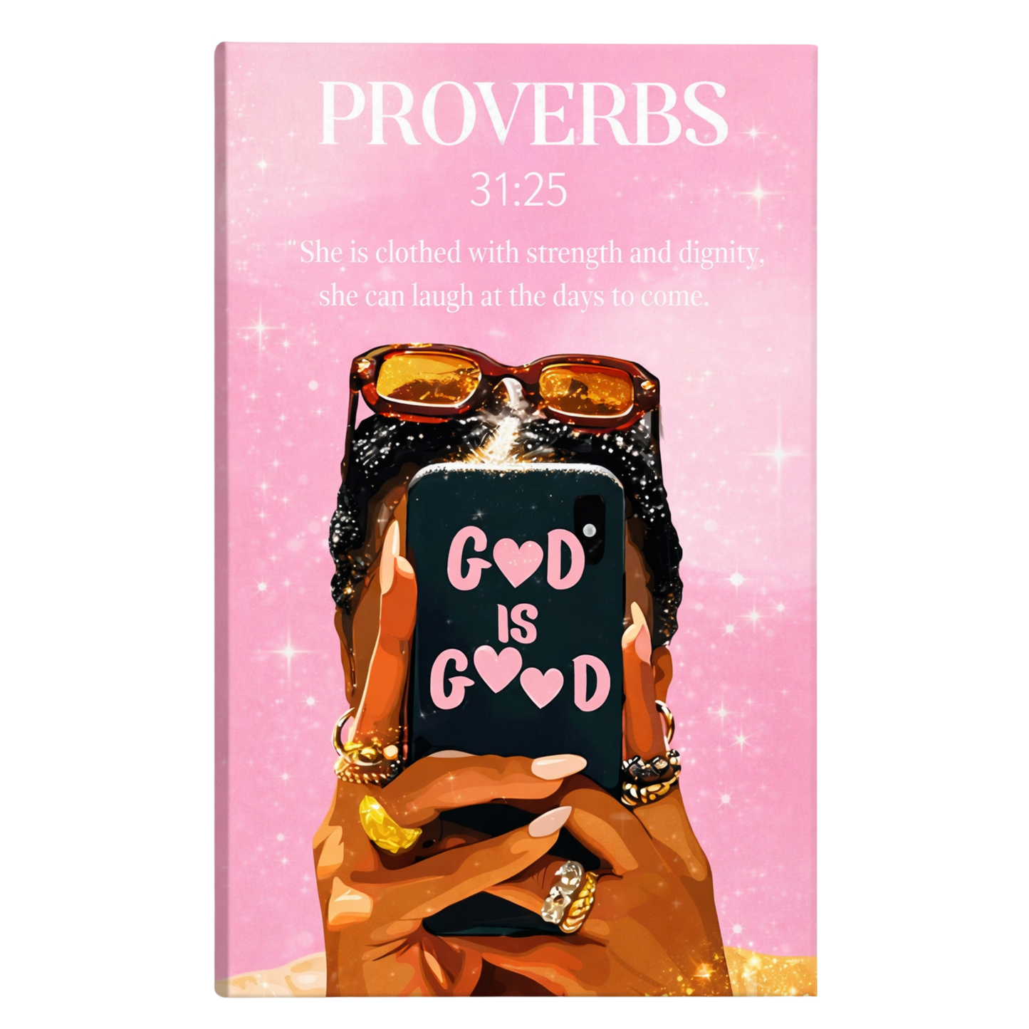 Galentine’s Day D.I.Y. Christian Bedazzle Kit – Proverbs 31:25