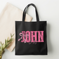 John 3:16 Coquette Aesthetic Canvas Tote Bag