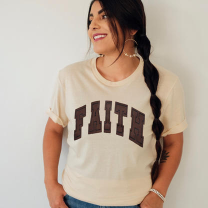 Earth-Tone Faith Tee