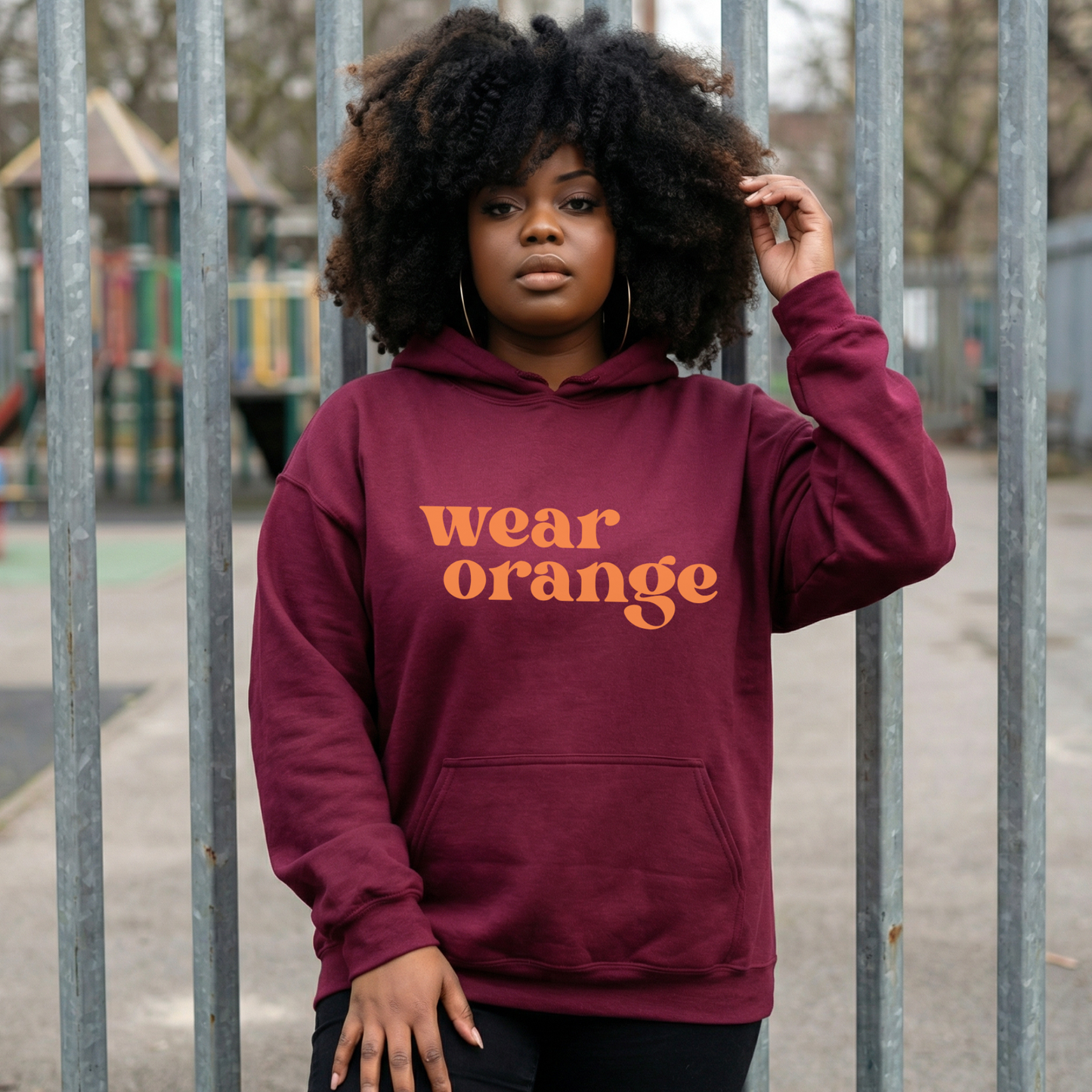 Wear Orange Hoodie