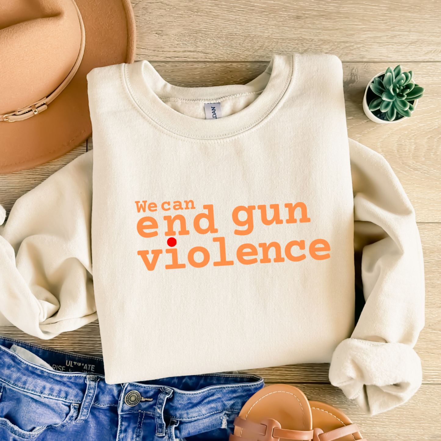 End Gun Violence Statement Crewneck