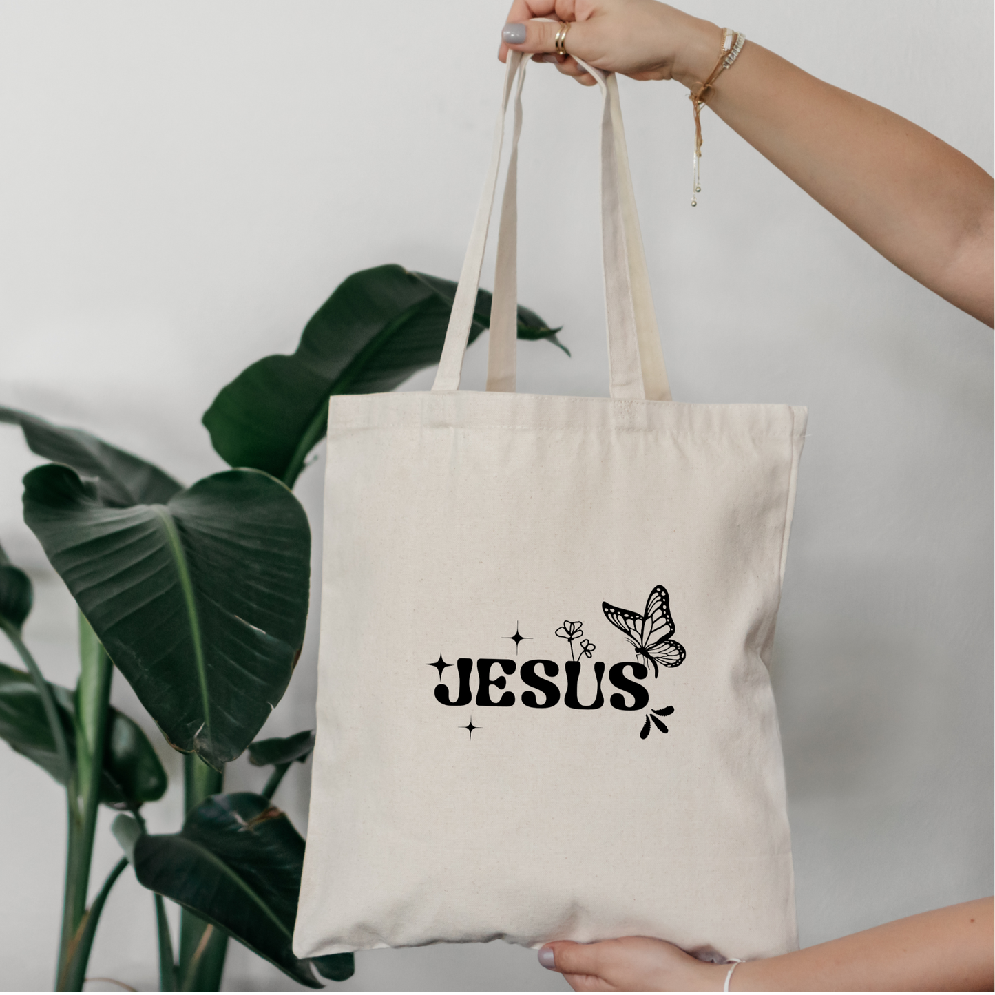 Canvas - There Was Jesus Tote