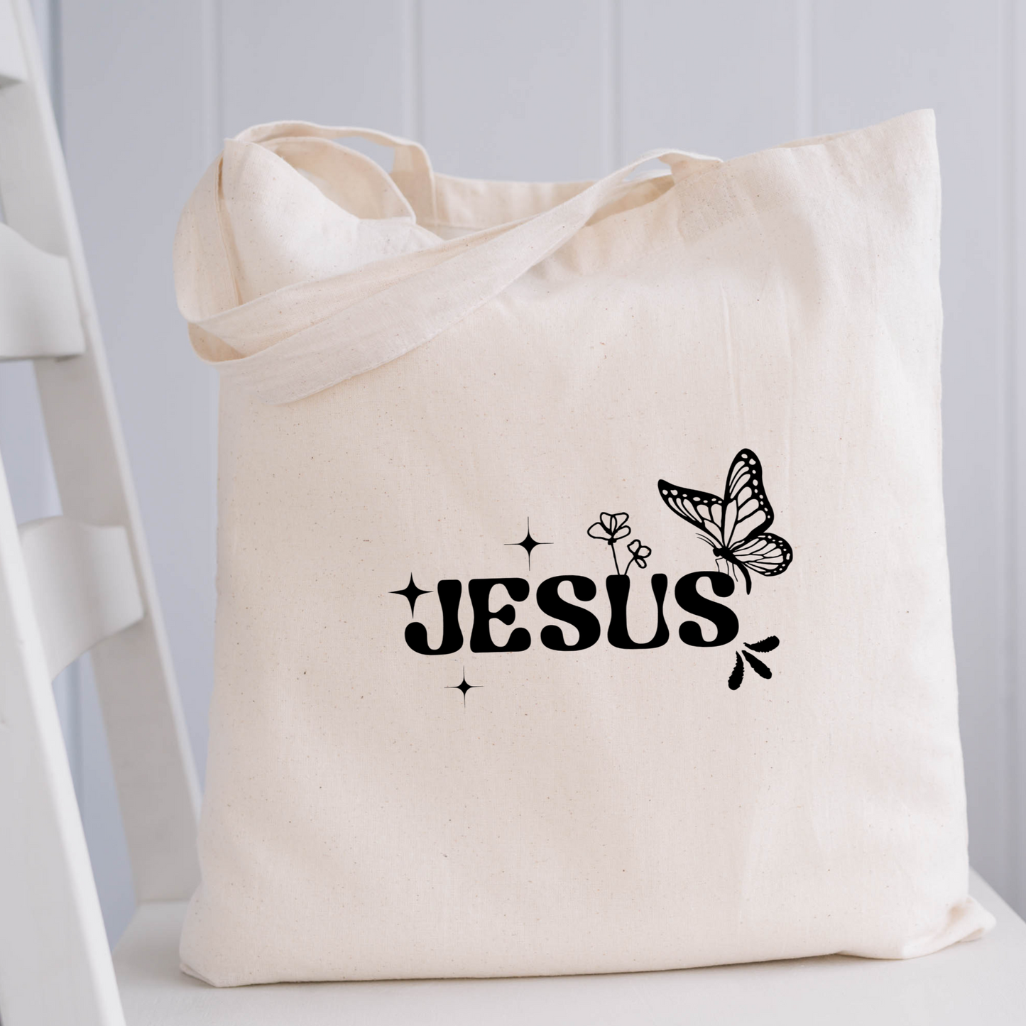 Canvas - There Was Jesus Tote