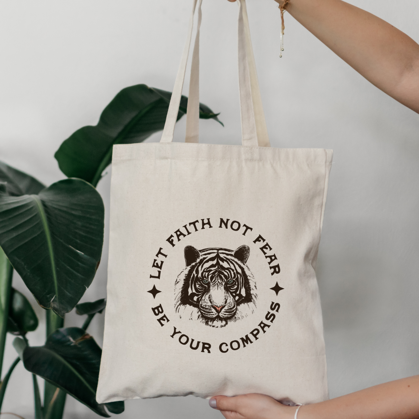 Canvas -Let Faith not Fear Tote