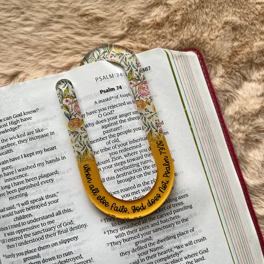 Jumbo Bible Verse Acrylic Paper Clip