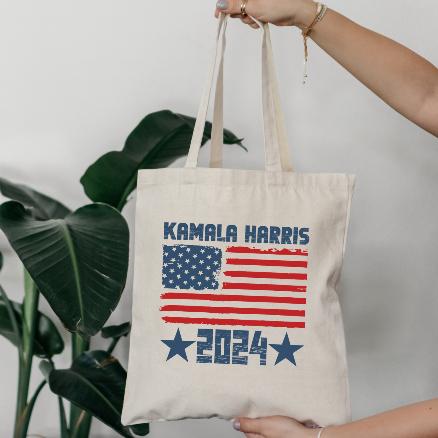 Kamala Harris 2024 Canvas Tote Bag