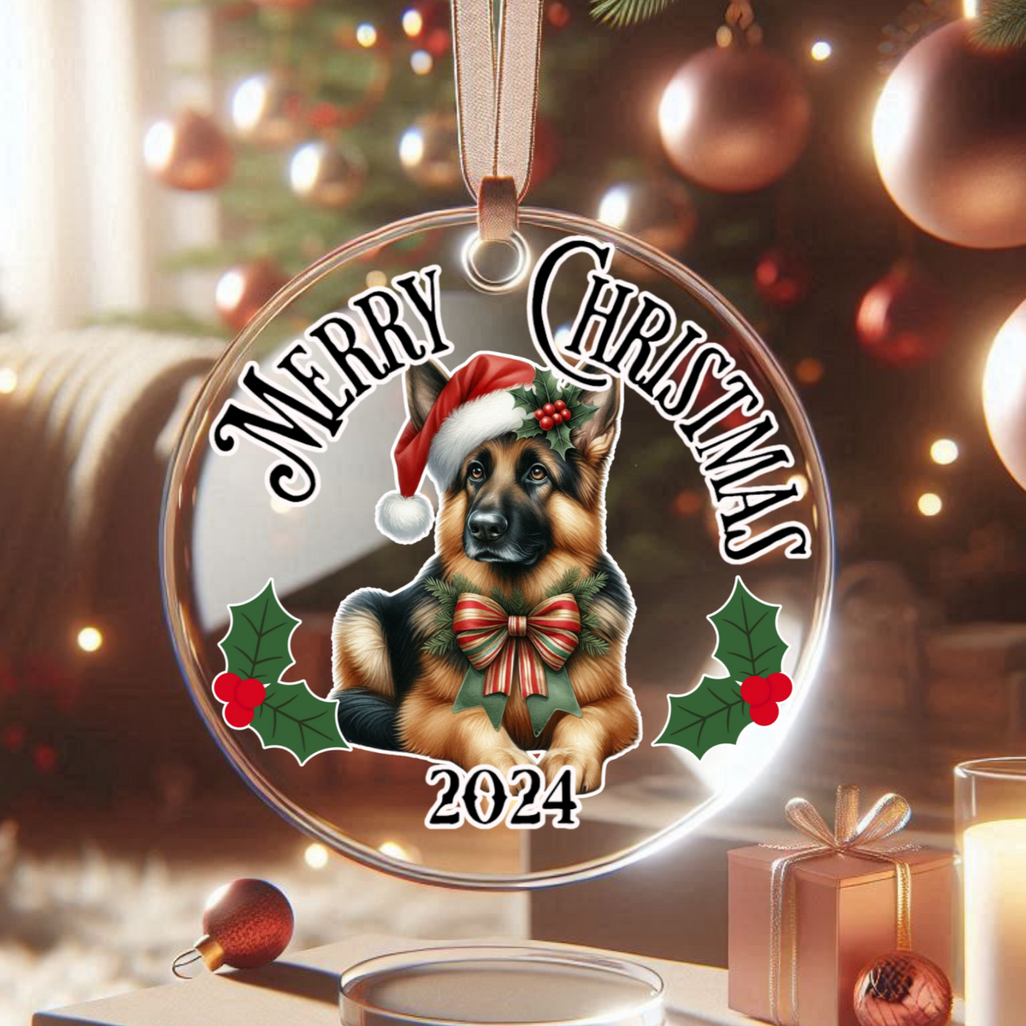 Custom Pet Christmas Ornament