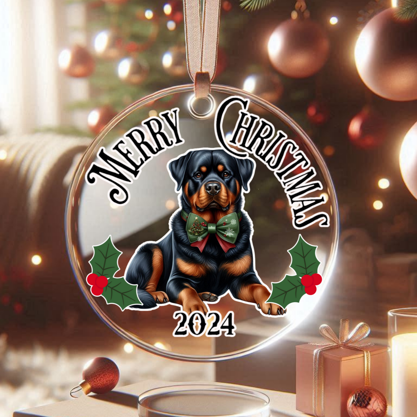 Custom Pet Christmas Ornament