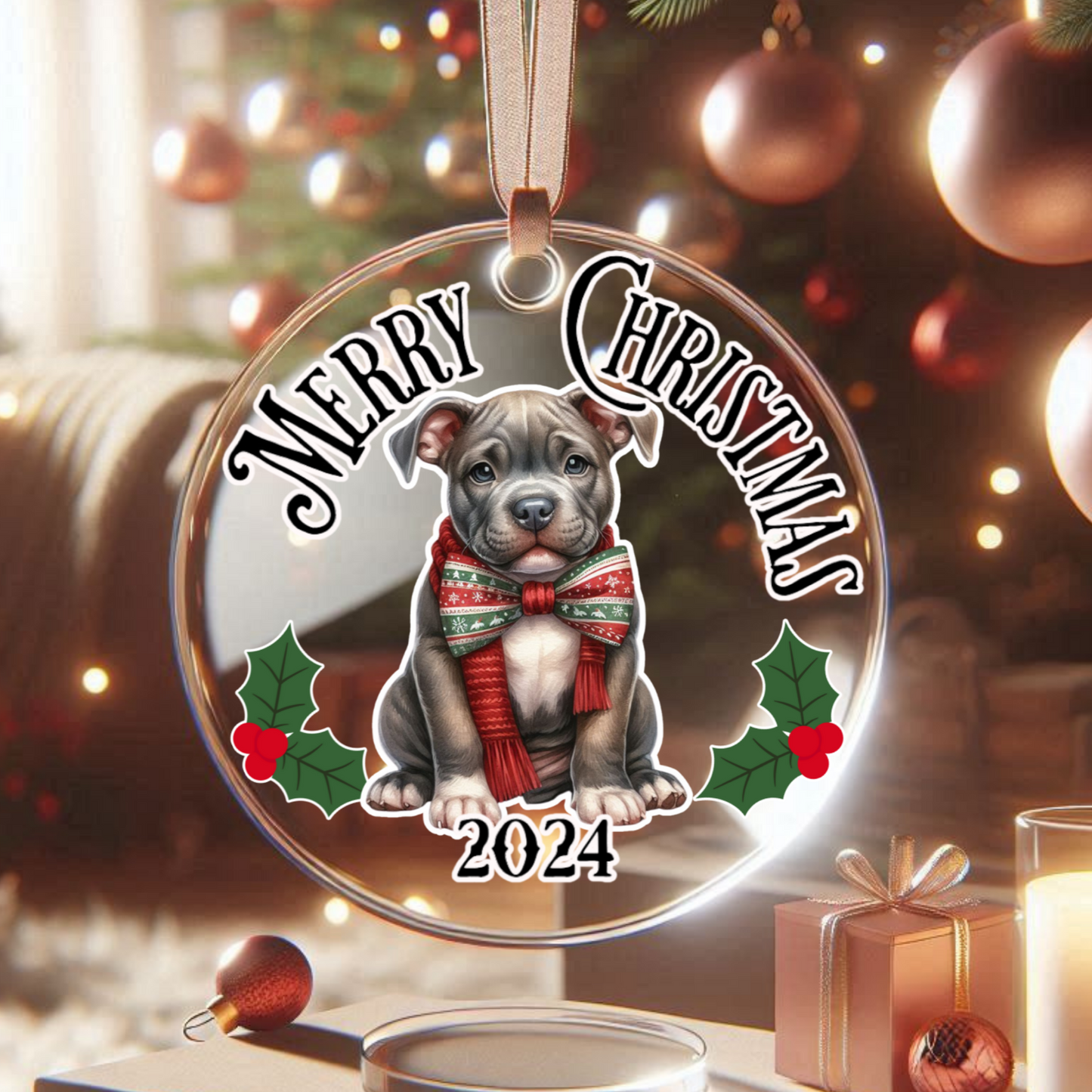 Custom Pet Christmas Ornament