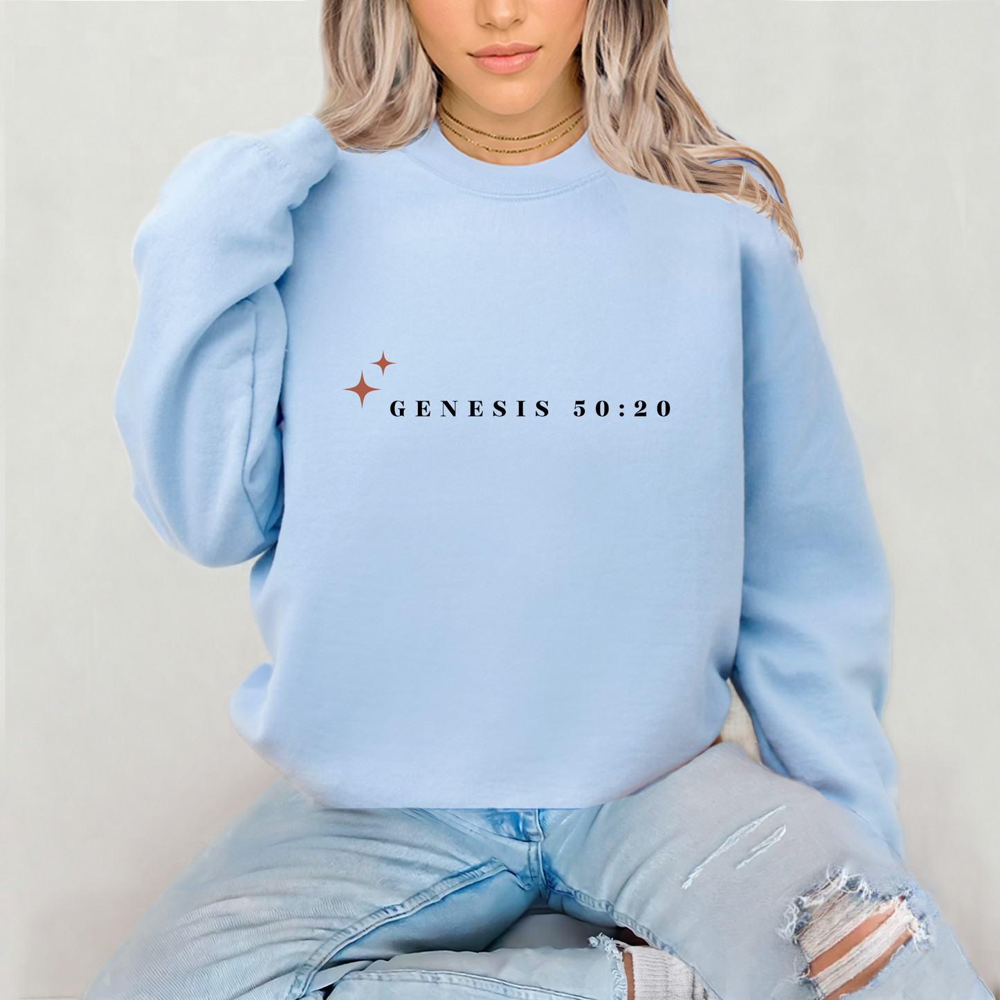 Bible Verse Crewneck Genesis 50:20