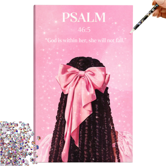 Galentine’s Day D.I.Y. Christian Bedazzle Kit – Psalm 46:5