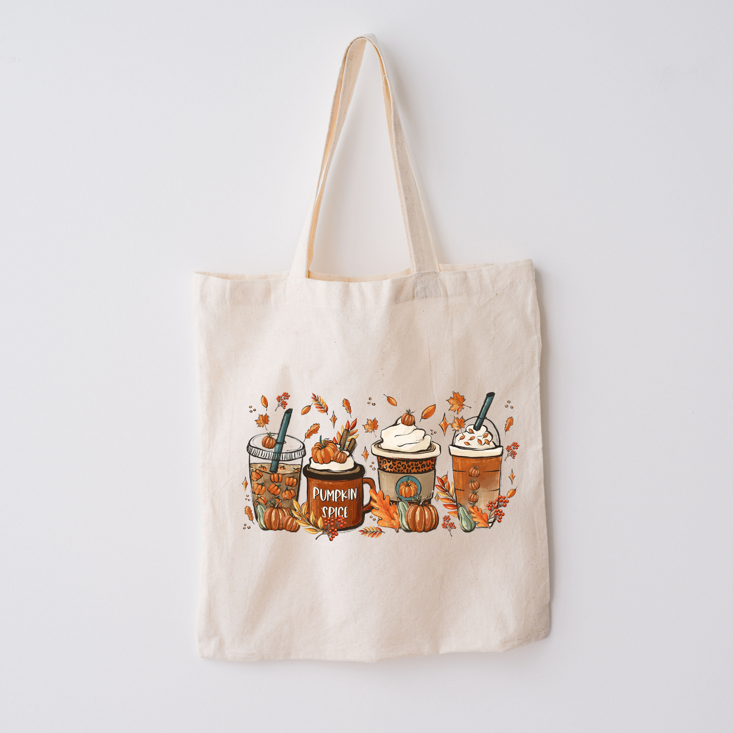 Canvas Tote - pumpkin spice