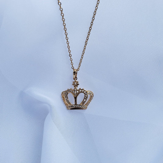 Royal Crown 10K Gold-Plated Tarnish-Free Necklace