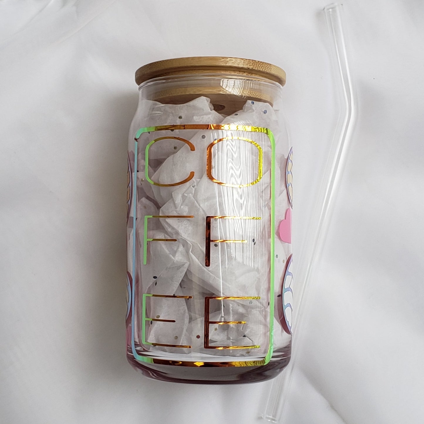 Valentine's Coffee Glass