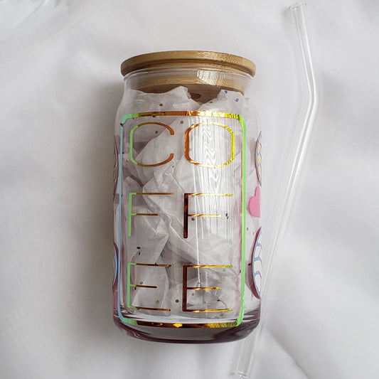 Valentine's Coffee Glass