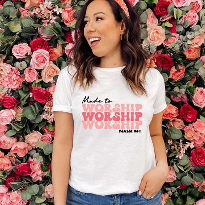 Made to Worship Retro Graphic Tee